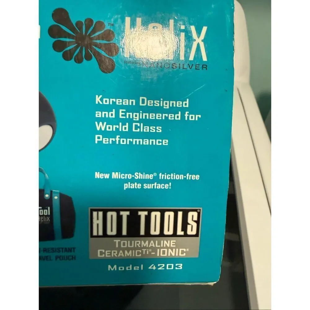 Hot Tools Helix Super Tool Cordless Flat Iron Hair Straightener Model 4203 NEW